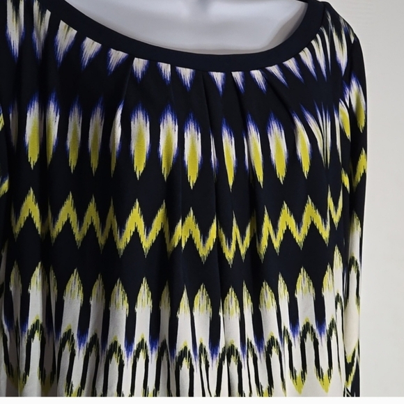 London Times Royal Blue &Gold Dress 14w - Picture 3 of 6